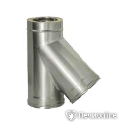 Дымоход Дымок Тройник 45° с изоляцией 0.5 мм. ТRFR45 120/200 в Нижней Туре