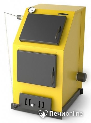 Твердотопливный котел TMF Оптимус Электро 25кВт АРТ ТЭН 6кВт желтый в Нижней Туре