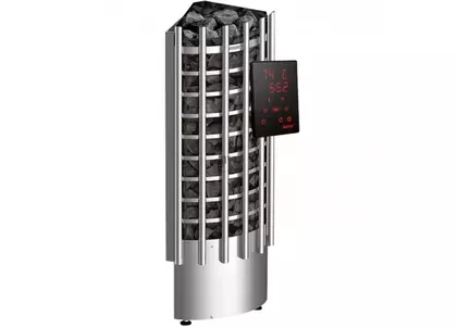 Электрокаменка для сауны Harvia Glow Corner TRC70XE c цифровой панелью управления в Нижней Туре