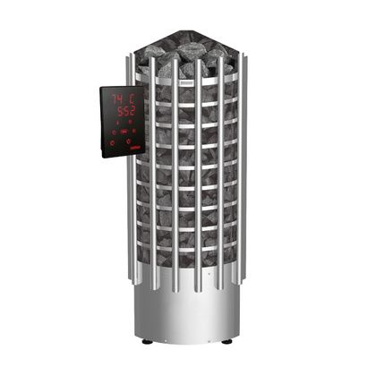 Электрокаменка для сауны Harvia Glow Corner TRC90XE c цифровой панелью управления в Нижней Туре