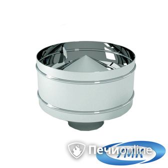 Дымоход УМК Оголовок с дефлектором D100х160 Н+Оц 0.5мм 0.5мм по воде в Нижней Туре