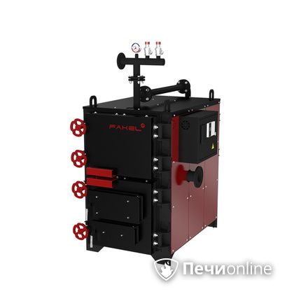 Твердотопливный котел Термокрафт Fakel-M 100 кВт стальной жаротрубный в Нижней Туре